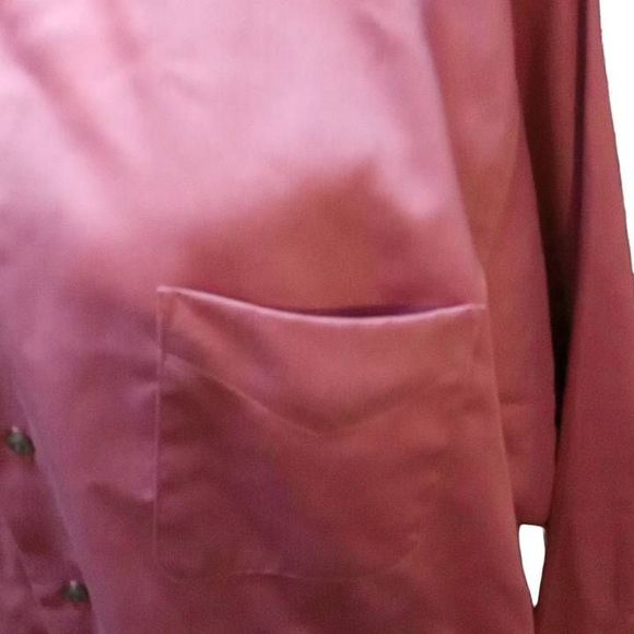 Geoffry Beene Mauve Button‎ Front Shirt. Mens Size XXL RN36543 - Picture 3 of 4